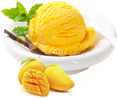 芒果冰淇淋,mango ice cream PNG