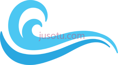 蓝色风浪,logo blue wind wave sea level PNG