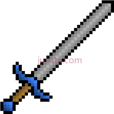 蓝宝石骑士剑,sapphire detailed knight's sword PNG