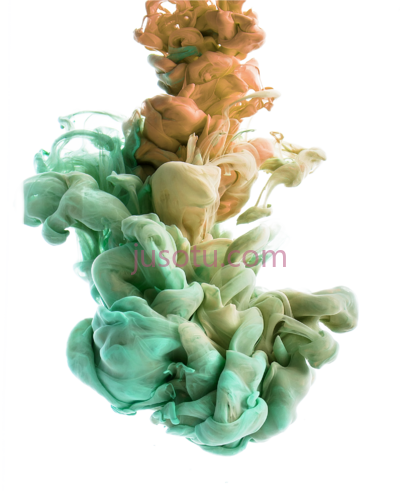 渐变色油墨装饰,gradients color ink decoratives PNG