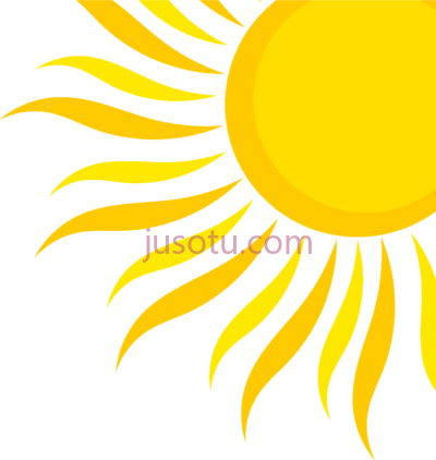 夏日阳光,summer sun PNG