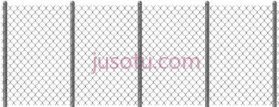 铁丝网围栏,chain link fence PNG
