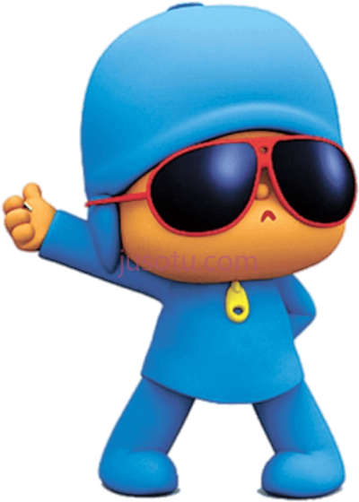 小P优优,pocoyo cool look PNG
