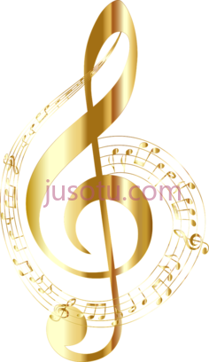 金色音符PNG