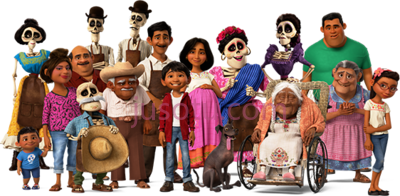 迪士尼家族,disney coco family PNG