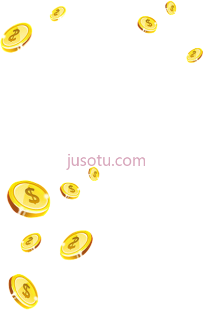 金币,floating gold coin PNG