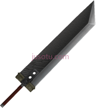 双刃剑,crisis core buster sword PNG