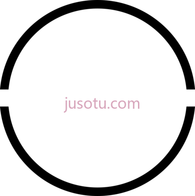 双圆,double circle border PNG