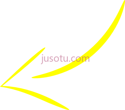 黄色箭头,left art PNG
