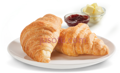 羊角面包,breakfast croissant PNG