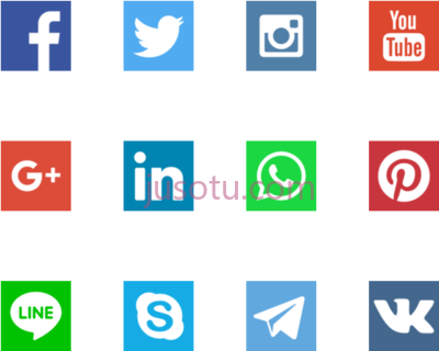 社交媒体,social media icons PNG