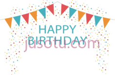 生日快乐派对装饰PNG