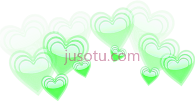 绿色心,green crown emoji emojis remixit emojicrown PNG