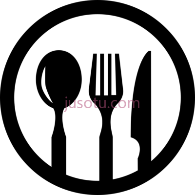汤匙刀叉餐具餐厅,cutlery restaurant logo PNG