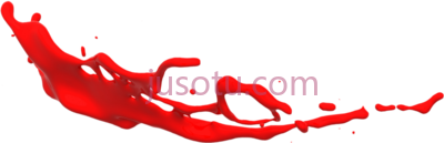 红色油漆飞溅,paint splash red color PNG
