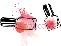 化妆品指甲油PNG
