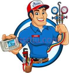 空调维修安装,technician logo PNG