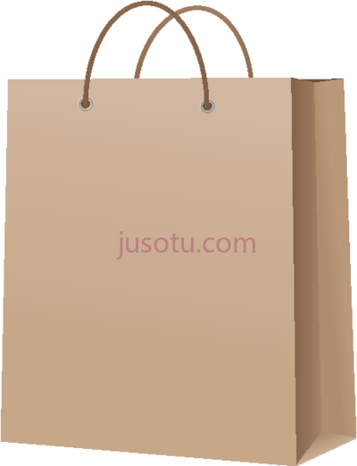 纸袋棕色,paperbag brown PNG