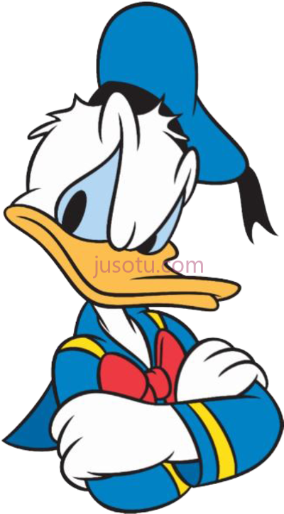 唐老鸭愤怒,donald duck angry PNG