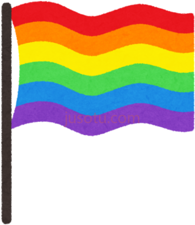 彩虹旗,rainbow flag icon PNG