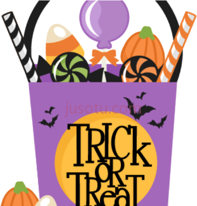 糖果袋,trick or treat halloween candy bag PNG