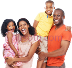 家庭成员,african american family PNG