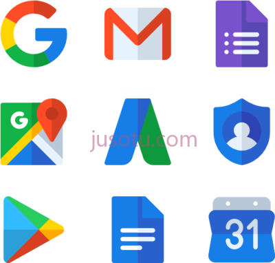 谷歌套件,google suite 22 icons PNG