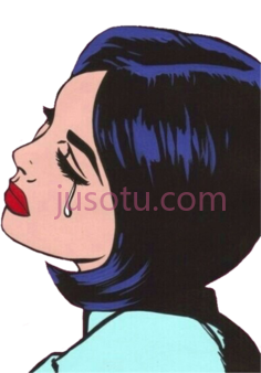 女孩哭泣,卡通,动画 PNG