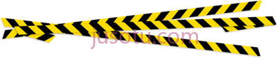 黄色警示带,yellow caution tape PNG