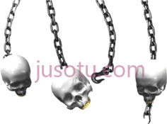 骷髅,项链 PNG