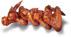 烤鸡翅PNG