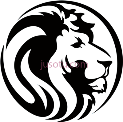 狮子标志,circle lions logo colores PNG