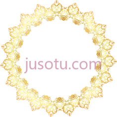 金色优雅边框,circle borders PNG