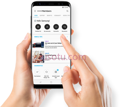 手持手机,mobile cell phone in hand PNG
