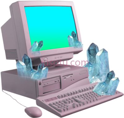 电脑,computer vaporwave PNG