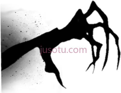 黑影恐怖毛骨悚然手,shadow black scary horror PNG