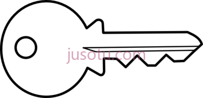 钥匙,key outline PNG