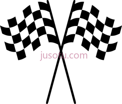 方格旗比赛,checkered flags race racing PNG