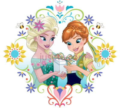 冰雪奇缘安娜艾莎,frozen fever anna and elsa PNG