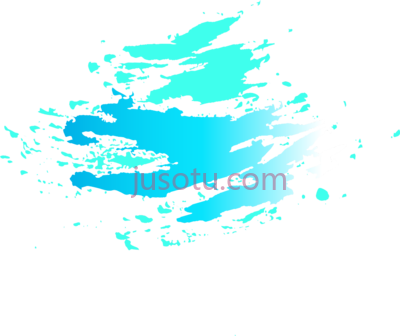 蓝色涂料,abstrak cat warna warni PNG