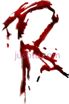 血腥字母R, PNG