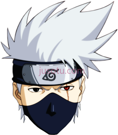 旗木卡卡西,cartoon faces anime naruto kakashi shippuden PNG