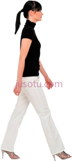 女人走路, PNG