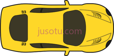 黄色赛车,yellow racing car PNG