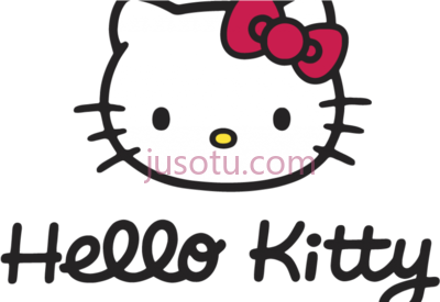 凯蒂猫标志,hello kitty art logo eps PNG