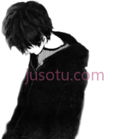 悲伤男孩动漫PNG