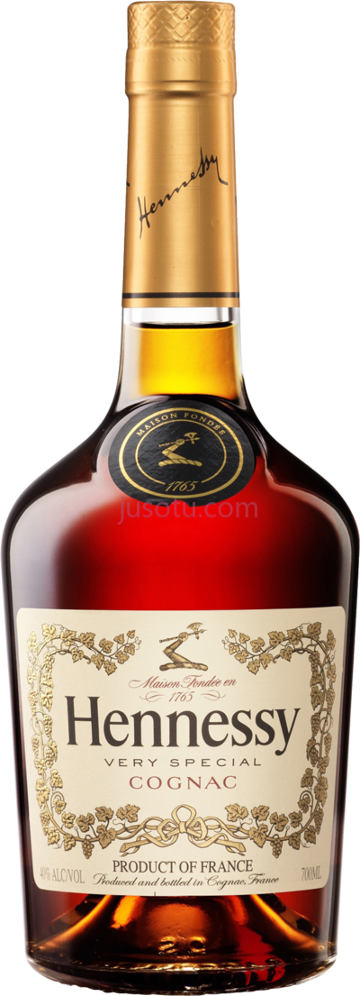轩尼诗酒瓶,hennessy vs cognac bottle PNG