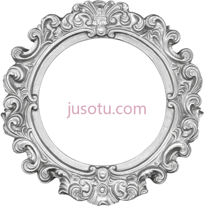复古圆框,vintage round frame PNG