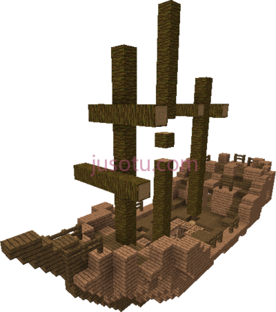 我的世界,shipwreck jungle minecraft sunken ship blueprints PNG