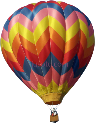 热气球彩色,hot air balloon coloring page PNG